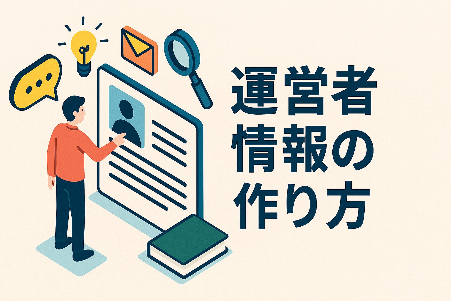 運営者情報の作り方